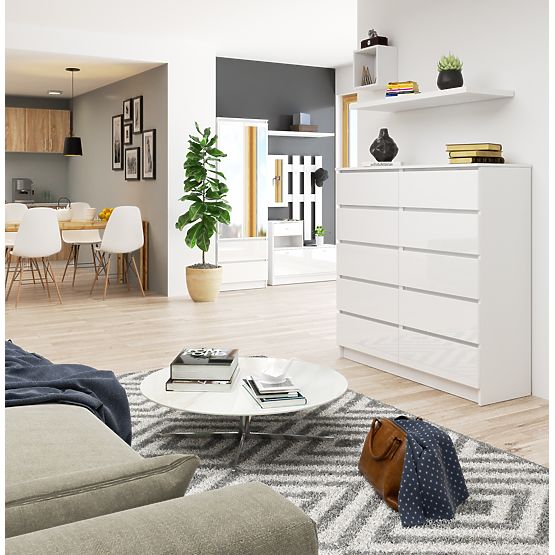 KOMODA K120 10SZ CLP PK BIJELI SJAJ