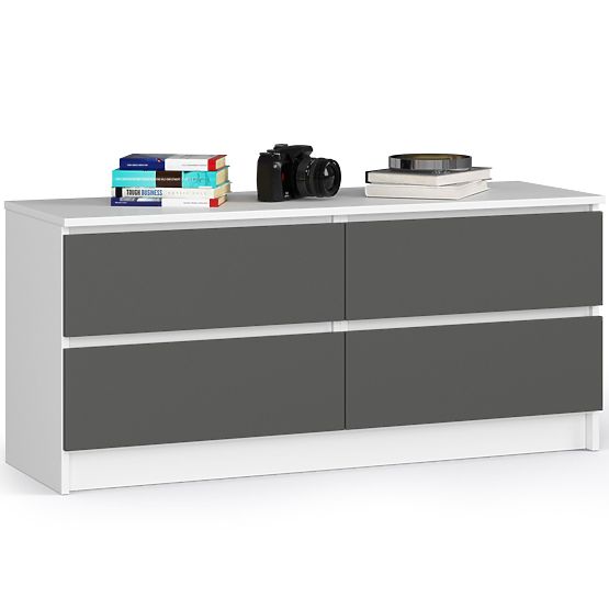 KOMODA K120 4SZ CLP PK BIJELA / SIVA