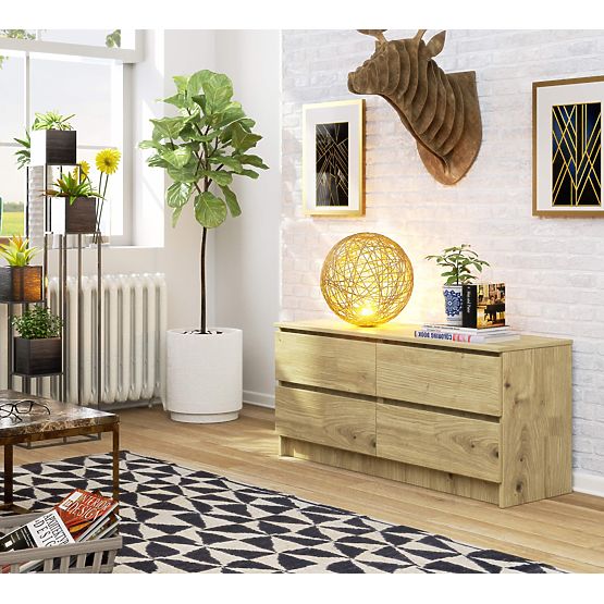 KOMODA K120 4SZ CLP PK HRAST ARTISAN