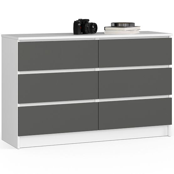 KOMODA K120 6SZ CLP PK BIJELA / SIVA
