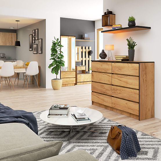 KOMODA K140 8SZ CLP HRAST CRAFT