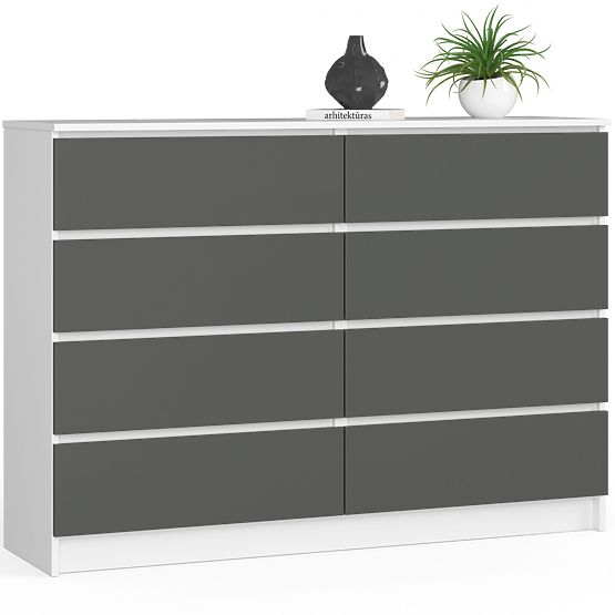 KOMODA K140 8SZ CLP PK BIJELA / SIVA