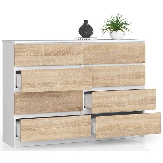 KOMODA K140 8SZ CLP PK BIJELA / SONOMA