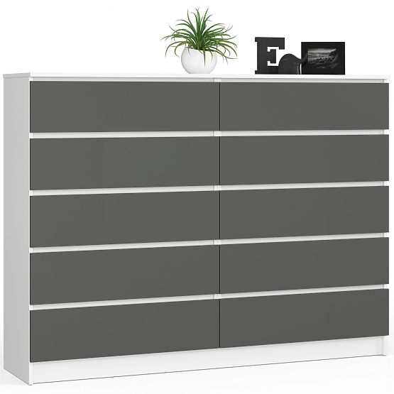 KOMODA K160 10SZ CLP PK BIJELA / SIVA