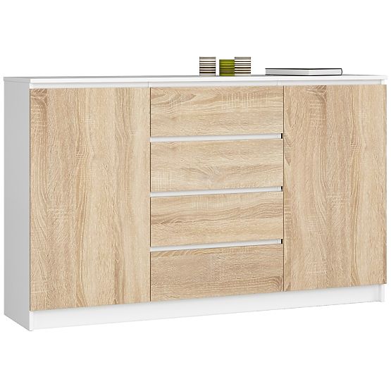 KOMODA K160 2D 4SZ CLP PK BIJELA / SONOMA