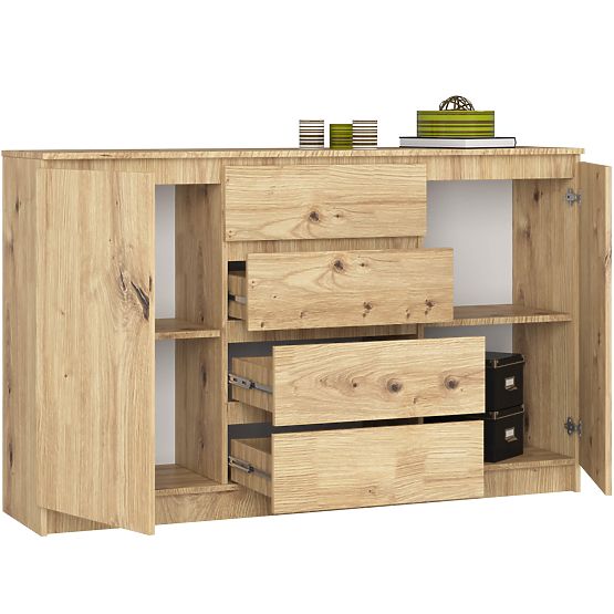 KOMODA K160 2D 4SZ CLP PK HRAST ARTISAN