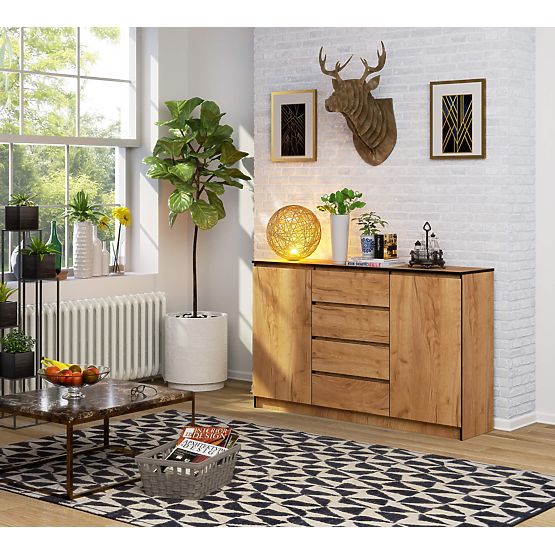 KOMODA K160 2D 4SZ CLP PK HRAST CRAFT