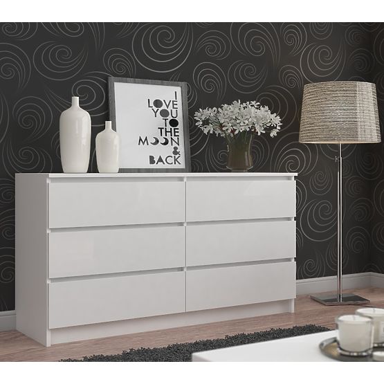 KOMODA K160 6SZ CLP PK BIJELA