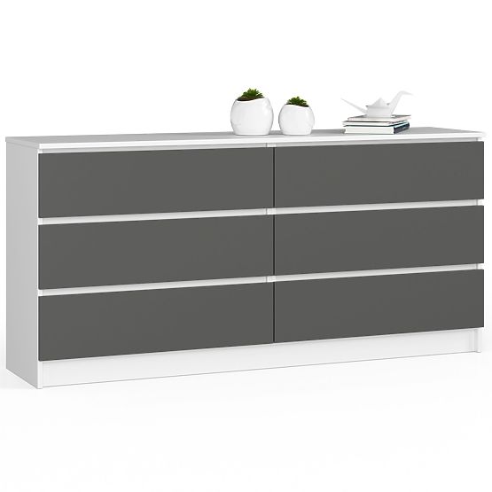 KOMODA K160 6SZ CLP PK BIJELA / SIVA