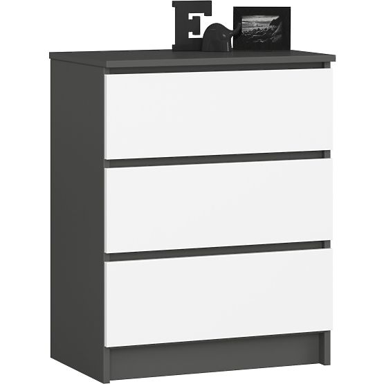 KOMODA K60 3SZ CLP GRAFIT SIVA / BIJELA