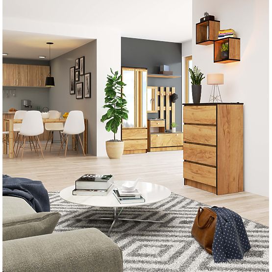 KOMODA K60 4SZ CLP PK HRAST CRAFT