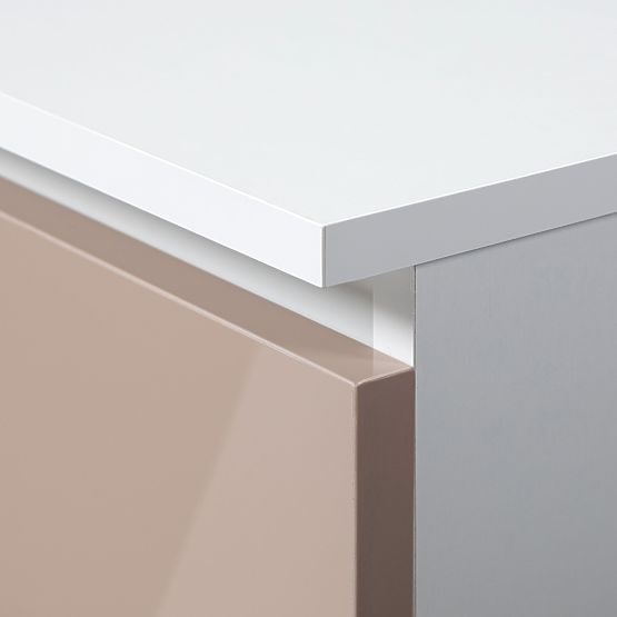 KOMODA K60 5 LADICA CLP PK CAPPUCCINO VISOKI SJAJ