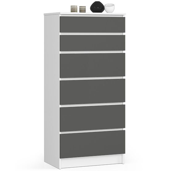 KOMODA K60 6SZ CLP PK BIJELA / SIVA