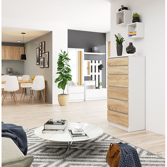 KOMODA K60 6SZ CLP PK BIJELA / SONOMA