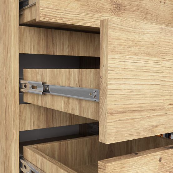 KOMODA K80 1D 5SZ PK HRAST ARTISAN