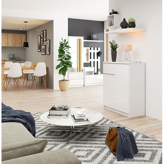 KOMODA K80 2D 1SZ CLP PK BIJELI SJAJ