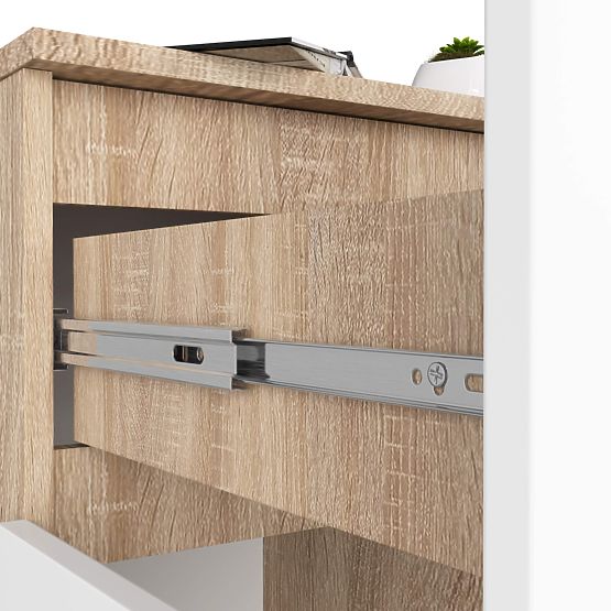 KOMODA K80 2D 1SZ CLP PK HRAST SONOMA / BIJELA