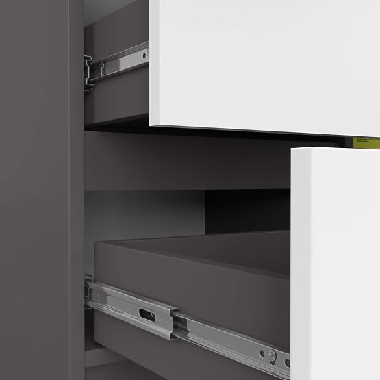 KOMODA K80 JERRY 1D 3SZ PK GRAFIT SIVA / BIJELA