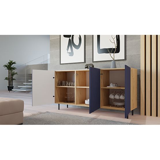 Komoda KAMA 3D SLIM ARISAN GRANAT