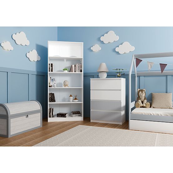 Komoda Malwa M4 ARTESO BLUE Plava