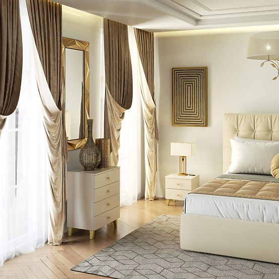 KOMODA MOBI K-02 KAŠMIR ZLATO