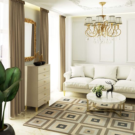 KOMODA MOBI K-06 KAŠMIR ZLATNA