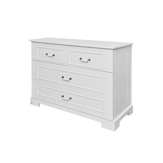 Komoda s 4 ladice Ines White