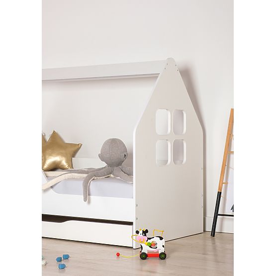 Krevet u obliku kućice Woody 160 x 80 cm - bijela
