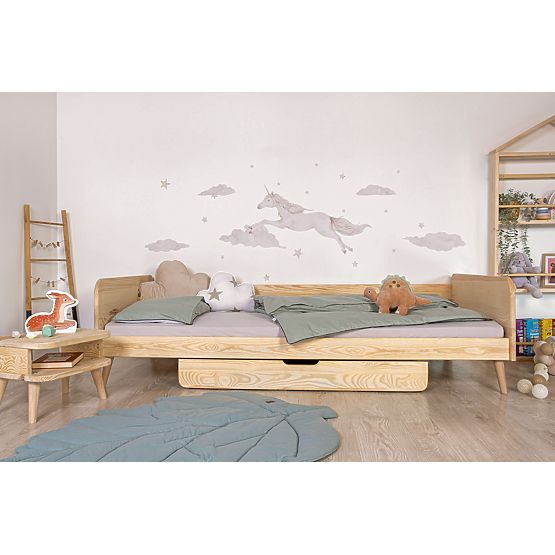 Krevet za uzgoj Nell 2u1 - prirodan