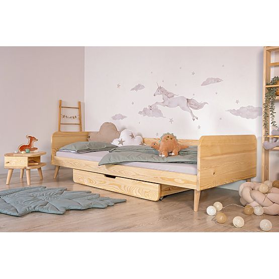 Krevet za uzgoj Nell 2u1 - prirodan