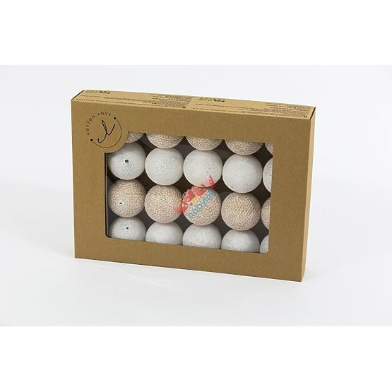 Kuglice od pamuka - zlatne