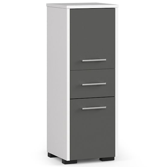 KUPAONSKI ORMARIĆ FIN STUPAC 30 2D 1SZ 85cm PK BIJELA / SIVA