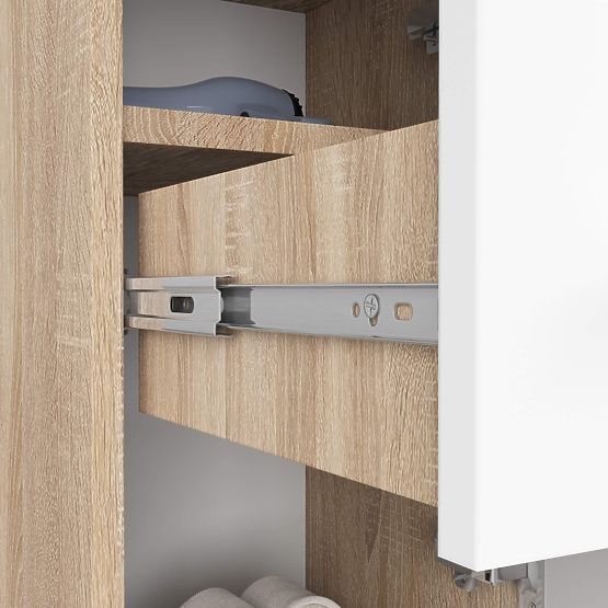 KUPAONSKI ORMARIĆ FIN STUPAC 30 2D 1SZ 85cm PK HRAST SONOMA / BIJELA