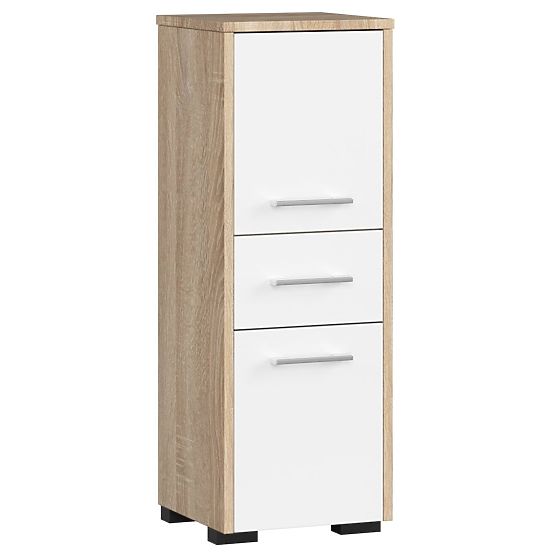 KUPAONSKI ORMARIĆ FIN STUPAC 30 2D 1SZ 85cm PK HRAST SONOMA / BIJELA