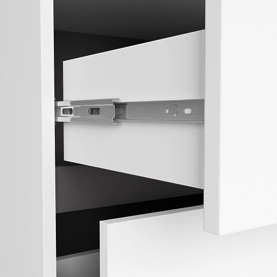 KUPAONSKI ORMARIĆ ISPOD UMIVAONIKA S OTVORIMA VAMI W90 UM 2SZ 2P BIJELA / GRAFITNO SIVA