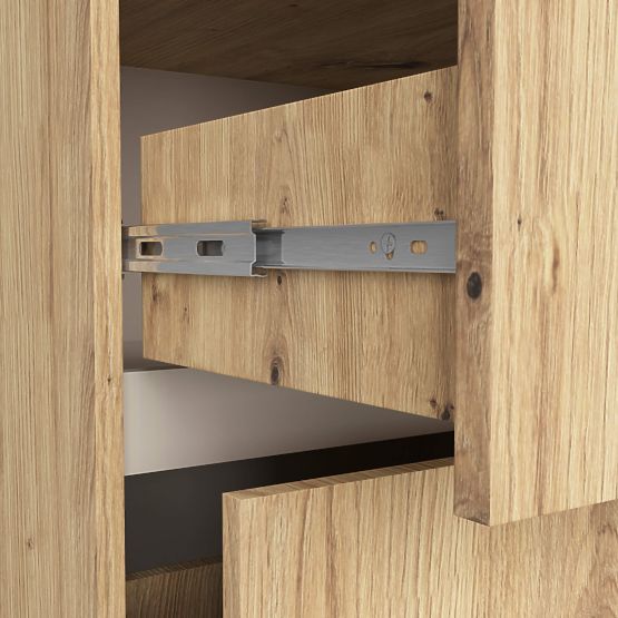 KUPAONSKI ORMARIĆ ISPOD UMIVAONIKA S OTVORIMA VAMI W90 UM 2SZ 2P HRAST ARTISAN / KAŠMIR