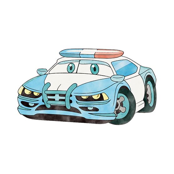 Kutija za igračke Daria bijela s tiskom Policija