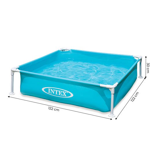 Kvadratni okvirni bazen za djecu 122x122x30 cm INTEX 57173