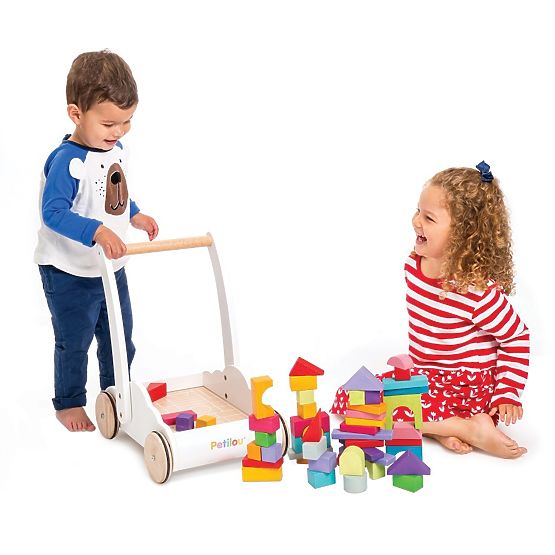 Le Toy Van Petilou Kolica s duginim kockama