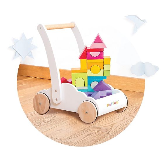 Le Toy Van Petilou Kolica s duginim kockama
