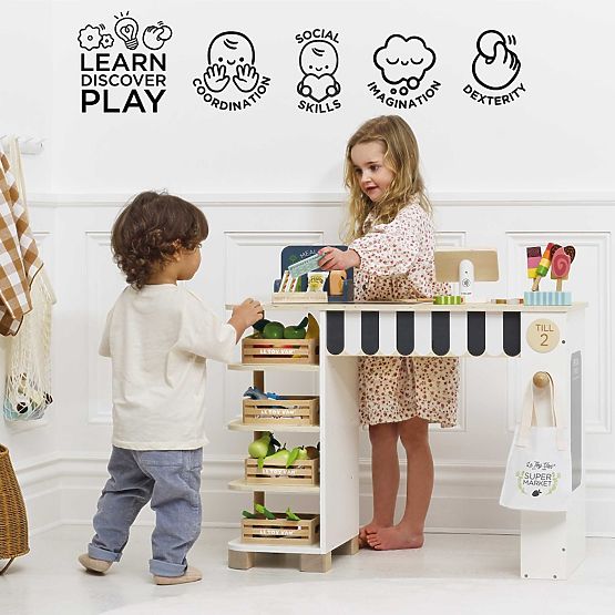 Le Toy Van Prodajni štand s blagajnom i priborom