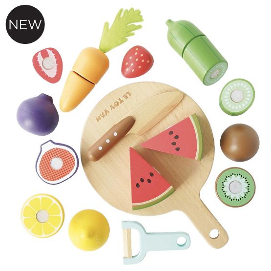 Le Toy Van Rezano voće i povrće s daskom
