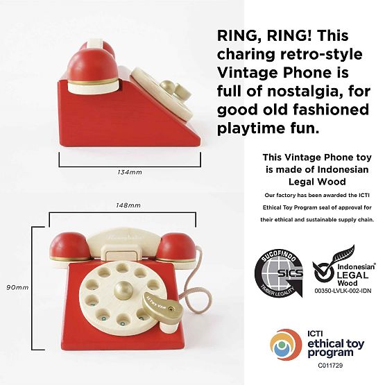 Le Toy Van Vintage Telefon