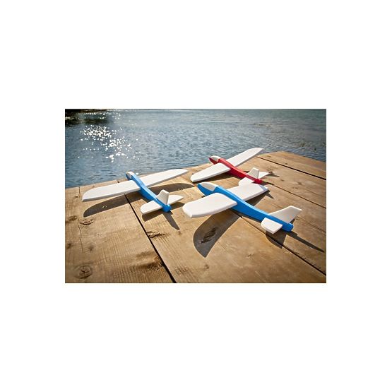 Avion za bacanje FLY-POP - plavi