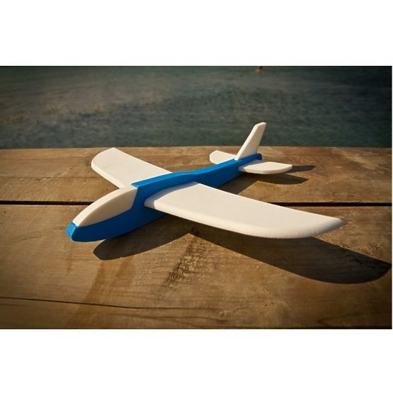 Avion za bacanje FLY-POP - plavi