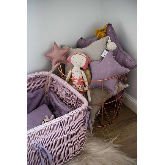 LILU Mušelinový polštář hvězda maxi