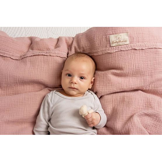 Listovi od muslina 135x100 + 40x60 ružičasti