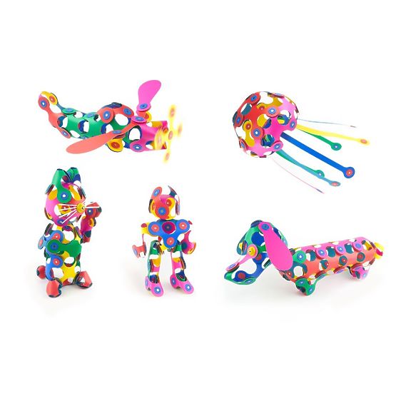 Magnetne kocke Clixo Super Rainbow, 60 elemenata