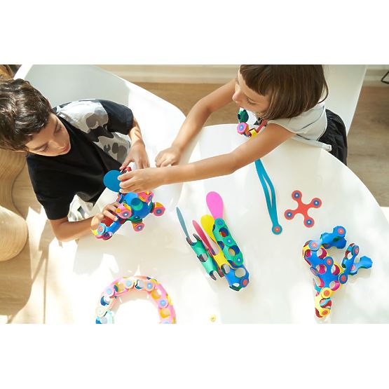 Magnetne kocke Clixo Super Rainbow, 60 elemenata