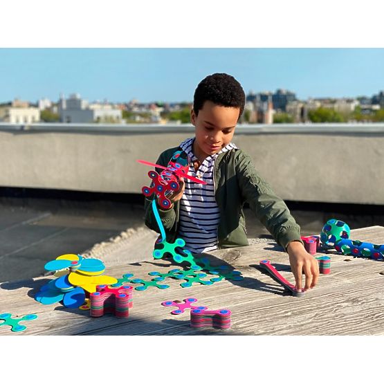 Magnetne kocke Clixo Super Rainbow, 60 elemenata